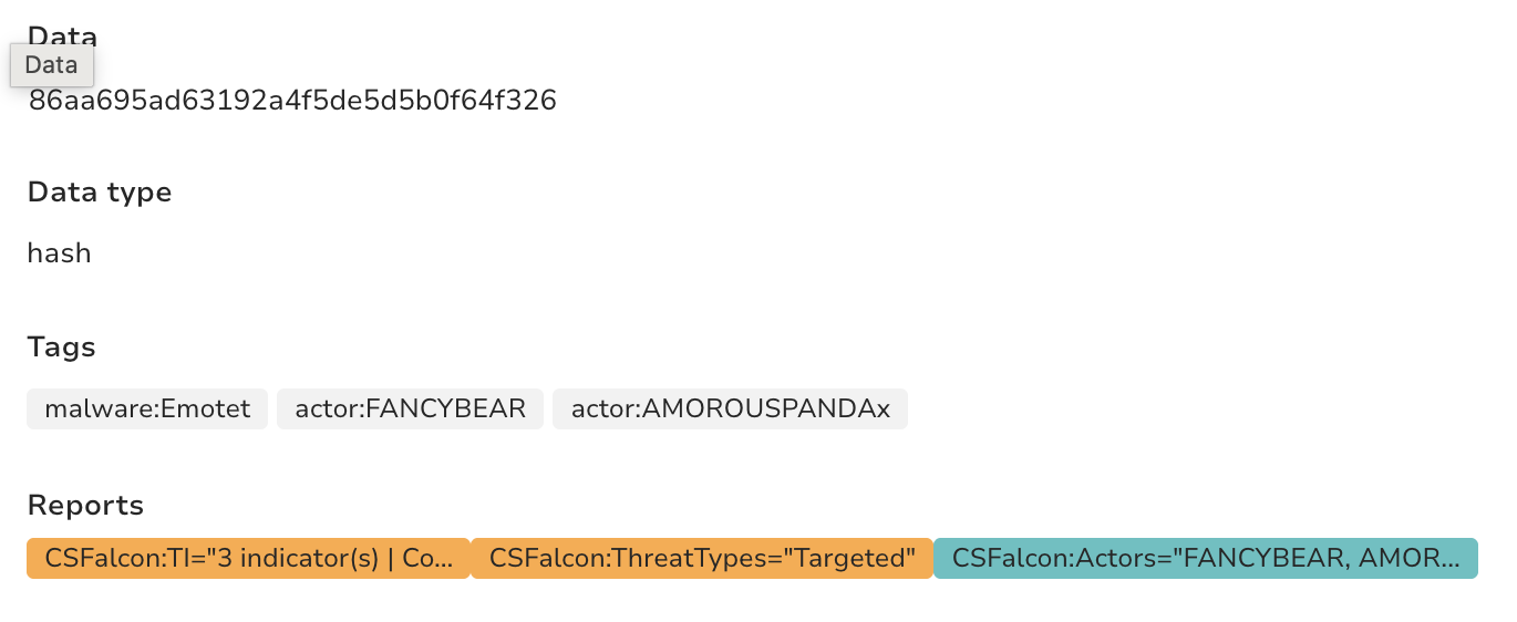 Crowdstrike: Short report template