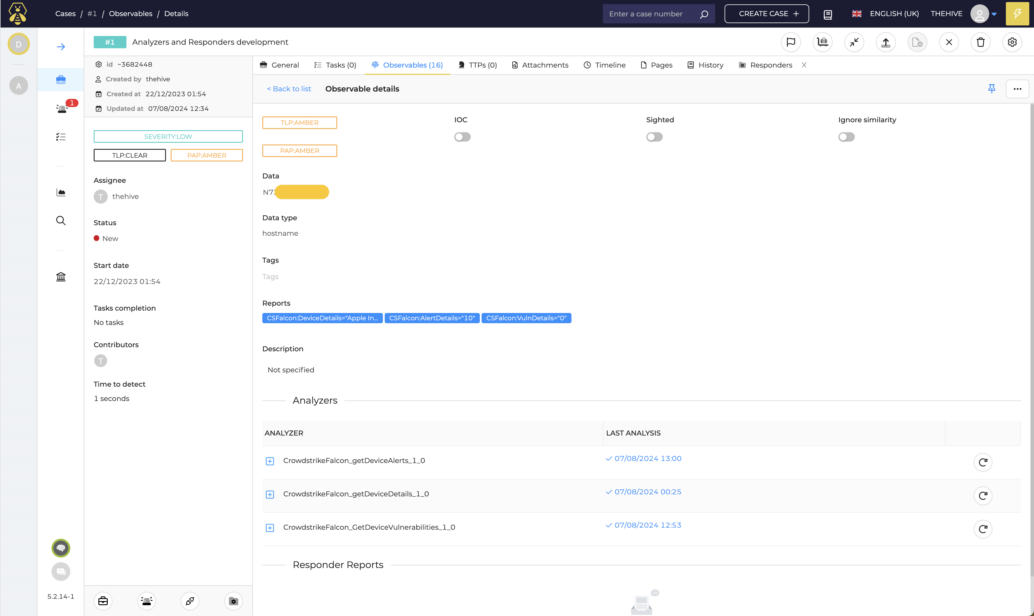 Crowdstrike: Short report template