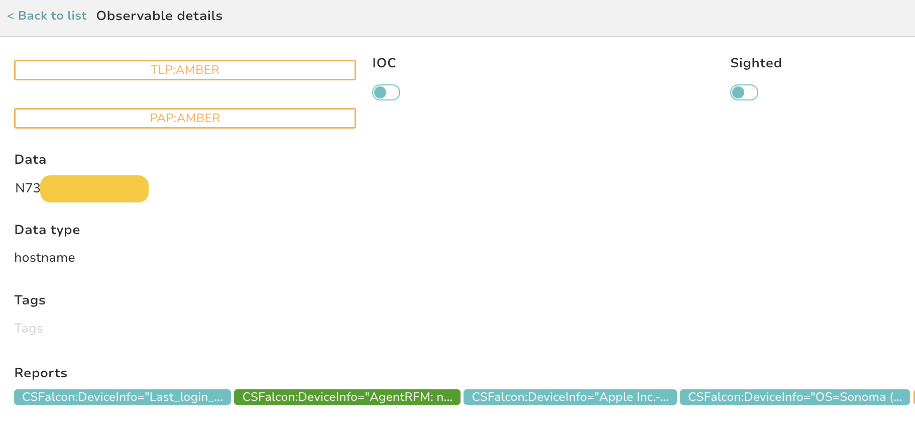 Crowdstrike: Short report template