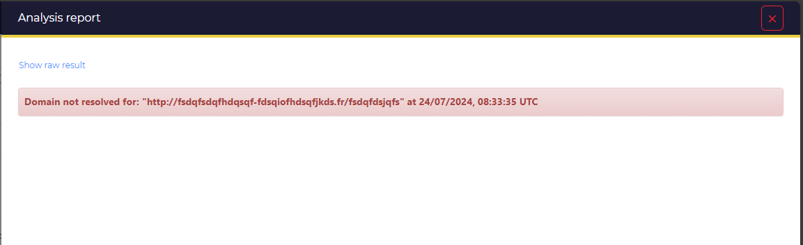 error